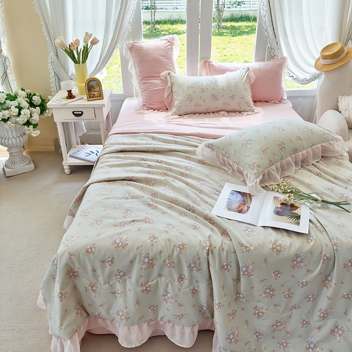 91家纺网 家纺一手货源 找家纺 （总）梦莱斯 2025新款夏被四件套