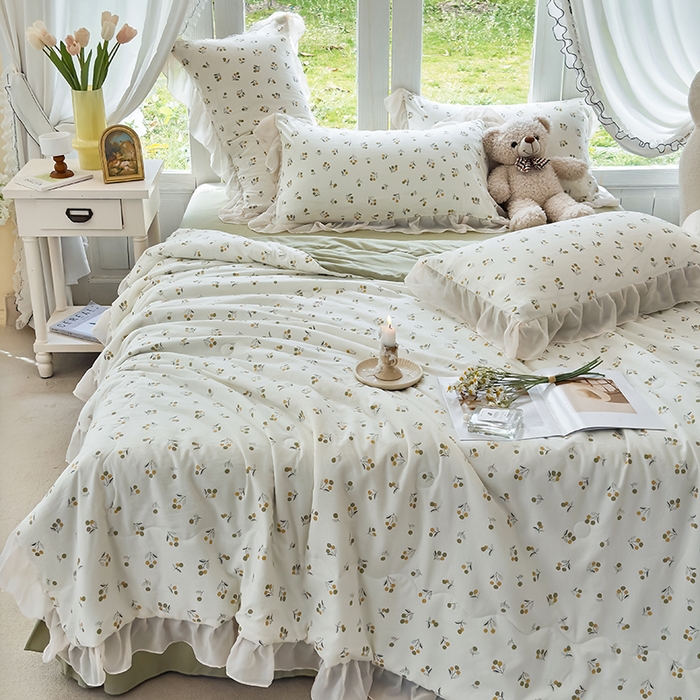 91家纺网 家纺一手货源 找家纺 （总）梦莱斯 2025新款夏被四件套