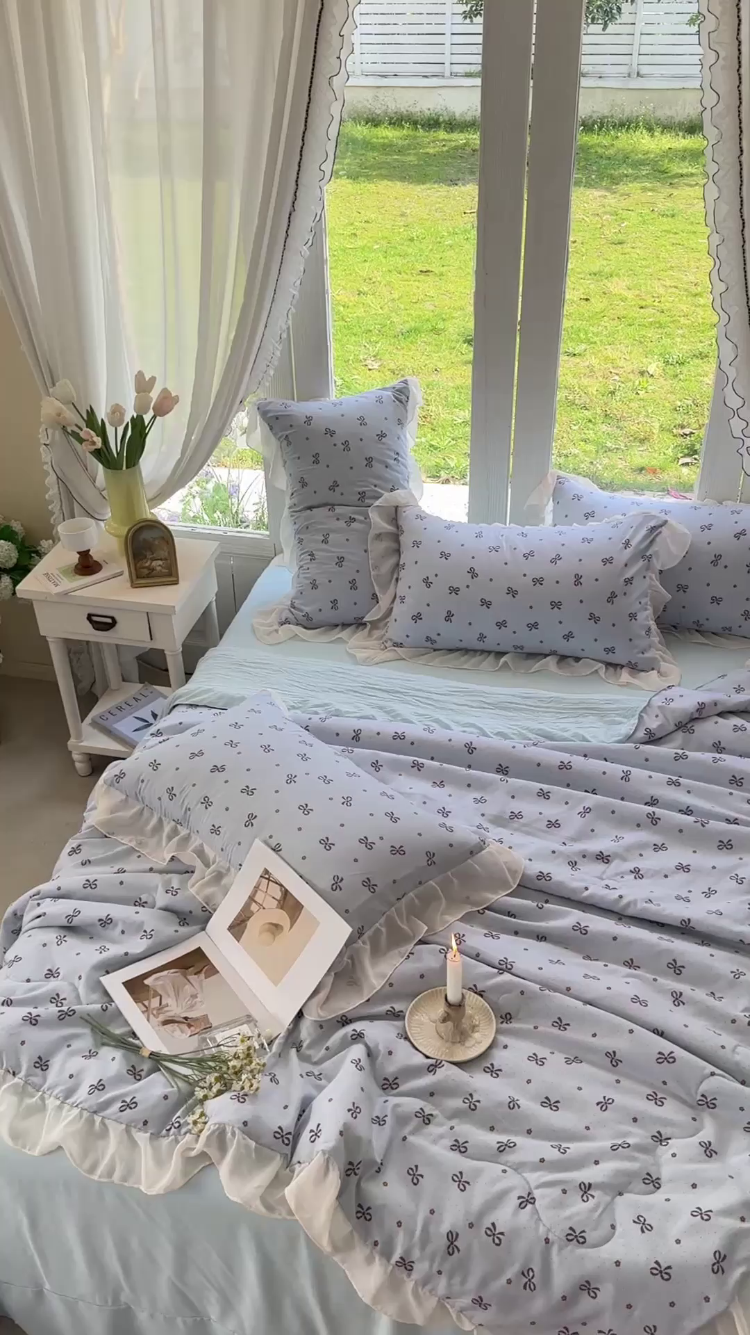 91家纺网 家纺一手货源 找家纺 梦莱斯 2025新款夏被四件套 米妮-兰