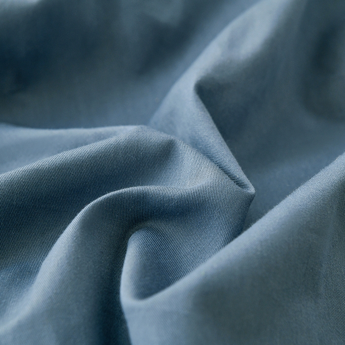 91家纺网 家纺一手货源 找家纺 宇彬家纺 2025直播热新款13374全棉母婴级压线纯色刺绣四件套全棉贡缎新疆长绒字母款轻奢 山茶-宾利蓝