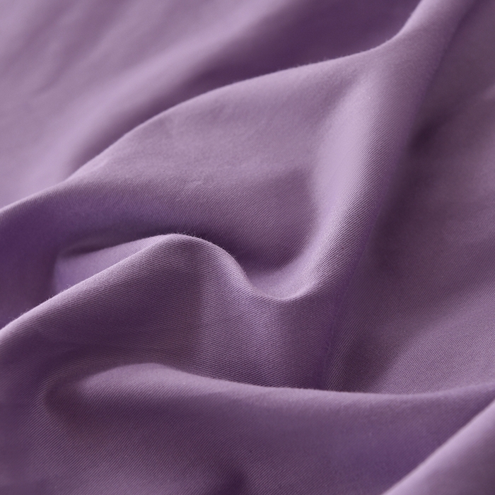 91家纺网 家纺一手货源 找家纺 宇彬家纺 2025直播热新款13374全棉母婴级压线纯色刺绣四件套全棉贡缎新疆长绒字母款轻奢 山茶-典雅紫