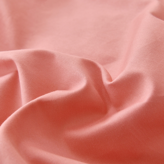 91家纺网 家纺一手货源 找家纺 宇彬家纺 2025直播热新款13374全棉母婴级压线纯色刺绣四件套全棉贡缎新疆长绒字母款轻奢 山茶-奶油粉