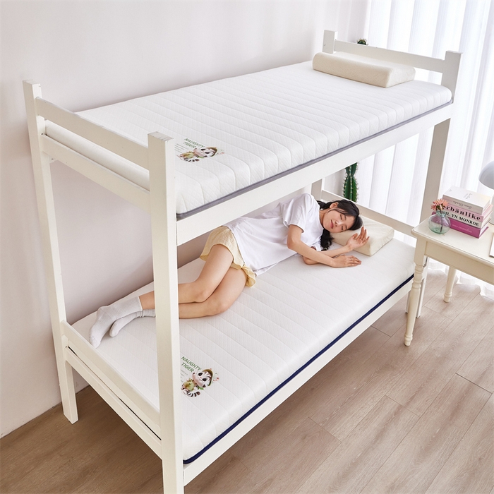 91家纺网 家纺一手货源 找家纺 优承佳生活馆（床垫） 2025新款学生床垫单边烫画款 单边款-白-蓝边