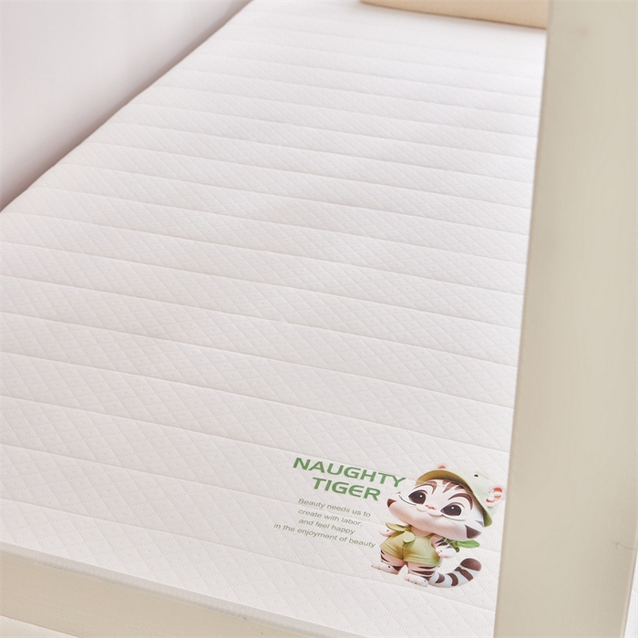 91家纺网 家纺一手货源 找家纺 优承佳生活馆（床垫） 2025新款学生床垫单边烫画款 单边款-白-蓝边