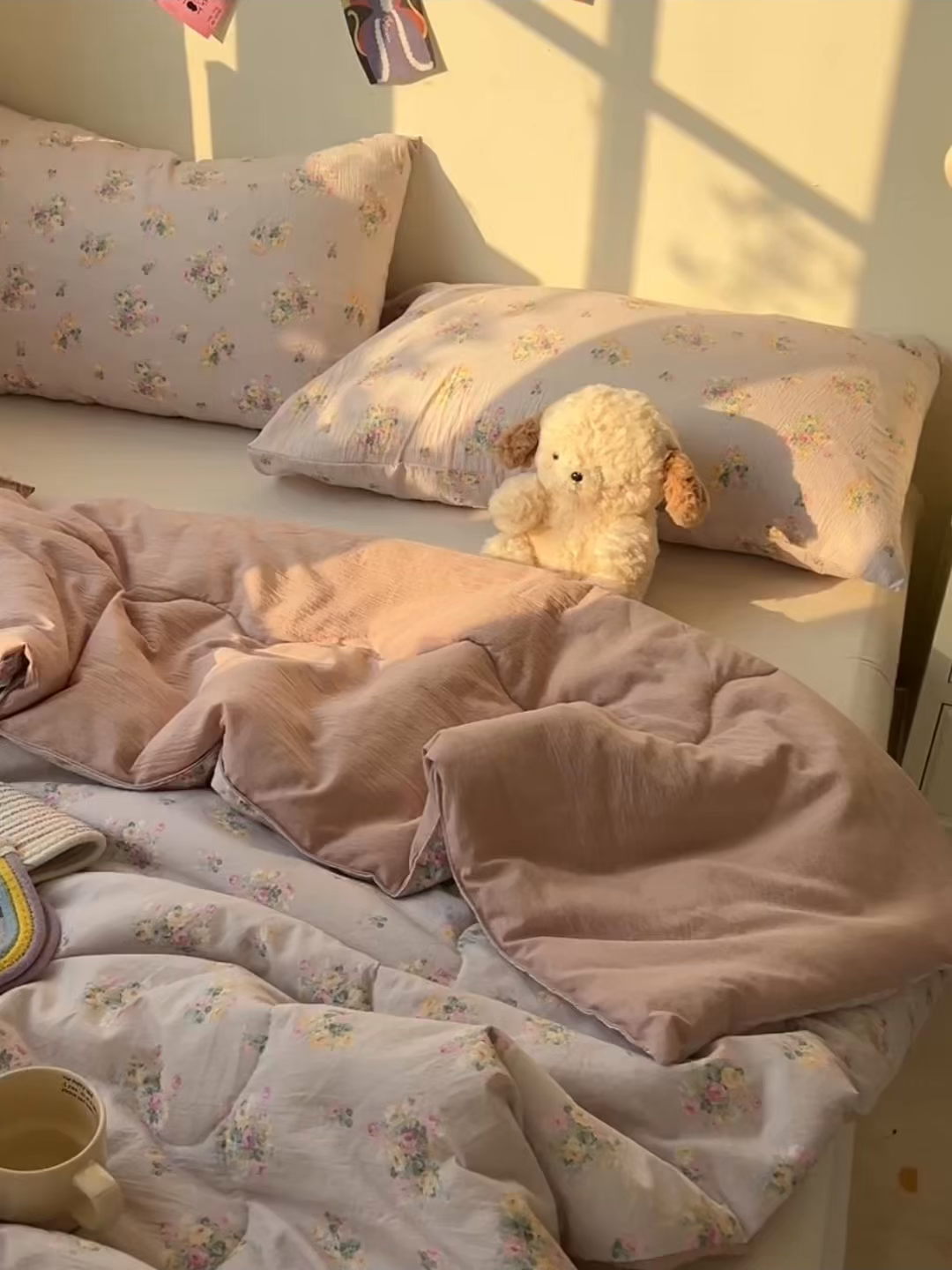 91家纺网 家纺一手货源 找家纺 韩巢家纺 2025新款A类云感双层纱夏被夏凉被空调被薄被子空调被 初暖