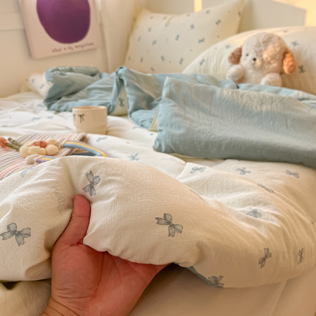 91家纺网 家纺一手货源 找家纺 韩巢家纺 2025新款A类云感双层纱夏被夏凉被空调被薄被子空调被 倾结