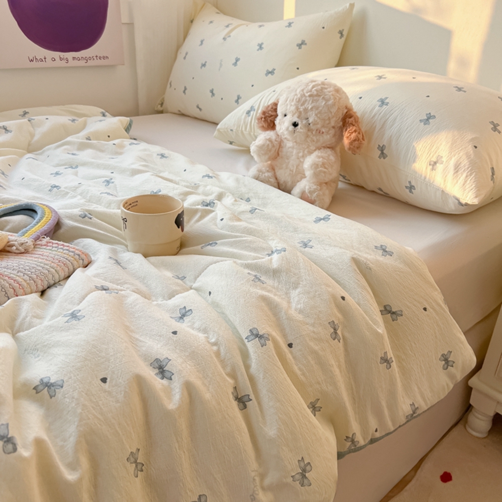 91家纺网 家纺一手货源 找家纺 韩巢家纺 2025新款A类云感双层纱夏被夏凉被空调被薄被子空调被 倾结