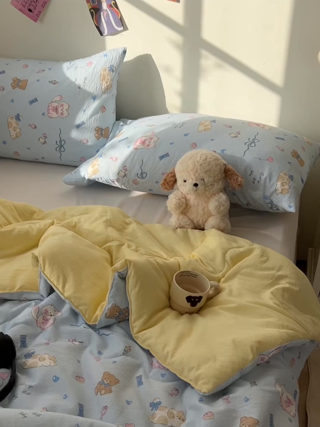 91家纺网 家纺一手货源 找家纺 韩巢家纺 2025新款A类云感双层纱夏被夏凉被空调被薄被子空调被 童话世界