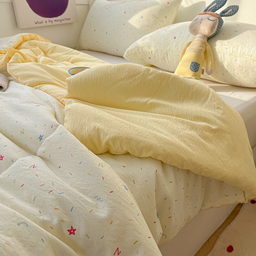 91家纺网 家纺一手货源 找家纺 韩巢家纺 2025新款A类云感双层纱夏被夏凉被空调被薄被子空调被 织梦