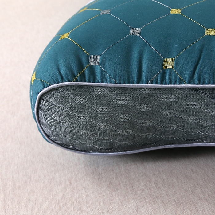 91家纺网 家纺一手货源 找家纺 （总）珍贝家纺 2025新款针织水立方舒适SPA枕枕头枕芯