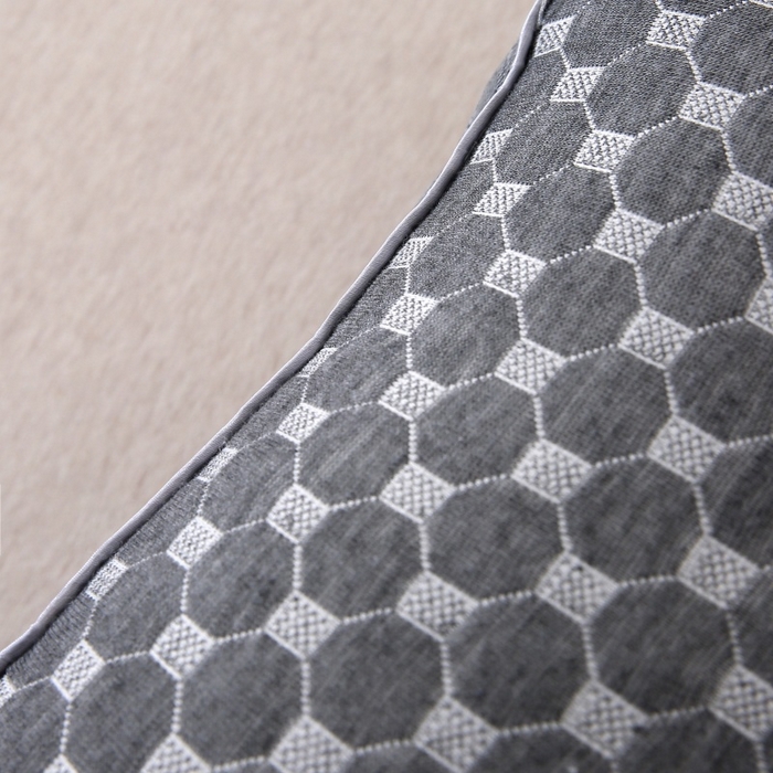 91家纺网 家纺一手货源 找家纺 珍贝家纺 2025新款针织水立方舒适SPA枕枕头枕芯 针织水立方-黑色 48*74cm/对-低枕