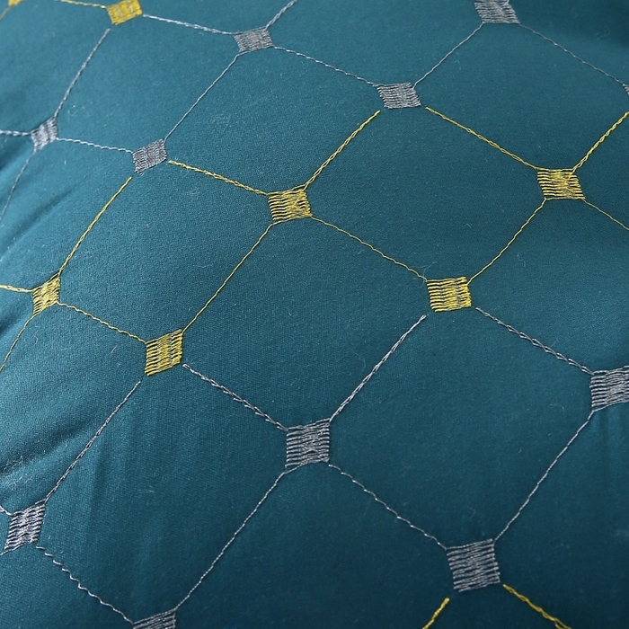 91家纺网 家纺一手货源 找家纺 珍贝家纺 2025新款针织水立方舒适SPA枕枕头枕芯 满天星-蓝色 48*74cm/只-中枕