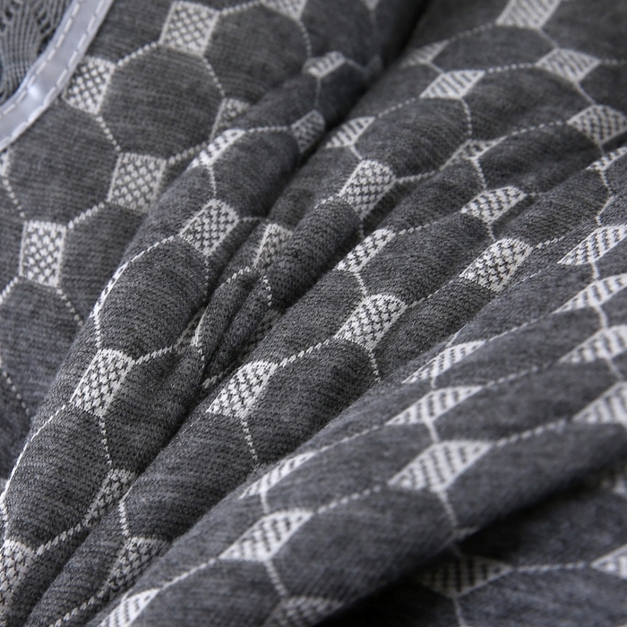 91家纺网 家纺一手货源 找家纺 珍贝家纺 2025新款针织水立方舒适SPA枕枕头枕芯 针织水立方-黑色 48*74cm/对-中枕