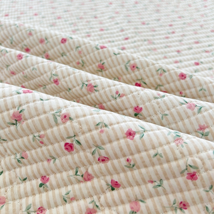 91家纺网 家纺一手货源 找家纺 柠馨 2025新款全棉纯棉印花花边床盖四件套-随心配系列 绮幻