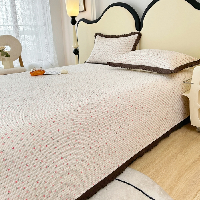 91家纺网 家纺一手货源 找家纺 柠馨 2025新款全棉纯棉印花花边床盖四件套-随心配系列 绮幻