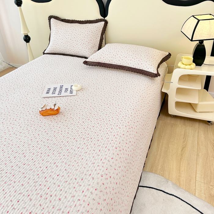 91家纺网 家纺一手货源 找家纺 柠馨 2025新款全棉纯棉印花花边床盖四件套-随心配系列 绮幻