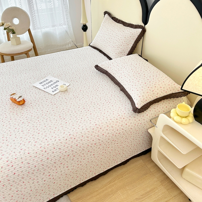 91家纺网 家纺一手货源 找家纺 柠馨 2025新款全棉纯棉印花花边床盖四件套-随心配系列 绮幻