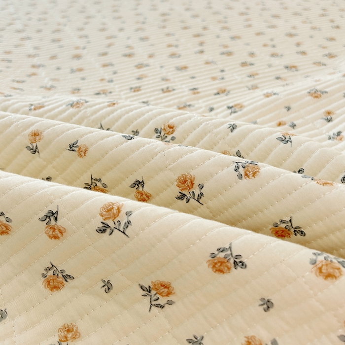 91家纺网 家纺一手货源 找家纺 柠馨 2025新款全棉纯棉印花花边床盖四件套-随心配系列 馥郁