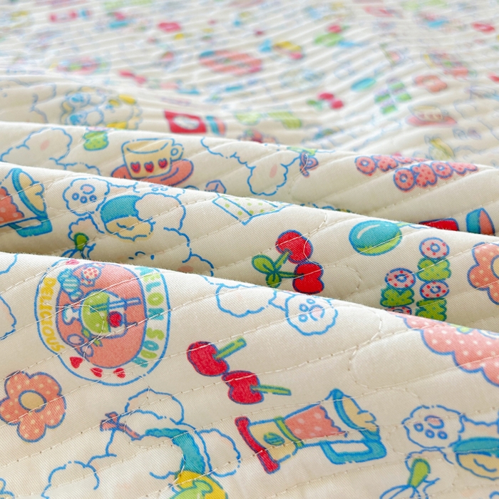 91家纺网 家纺一手货源 找家纺 柠馨 2025新款全棉纯棉印花花边床盖四件套-随心配系列 枝枝桃桃