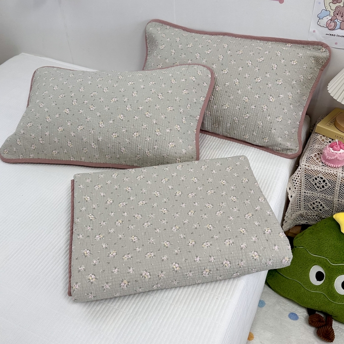 91家纺网 家纺一手货源 找家纺 慕晨 2025新款酵素砂洗双面全棉纯棉棉花单床盖 床盖单件-场景二 芳华