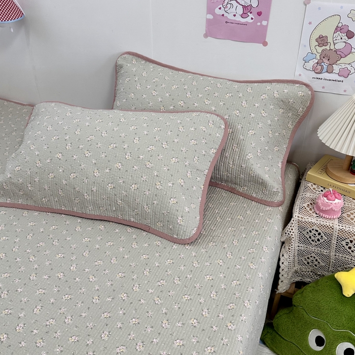 91家纺网 家纺一手货源 找家纺 慕晨 2025新款酵素砂洗双面全棉纯棉棉花单床盖 床盖单件-场景二 芳华