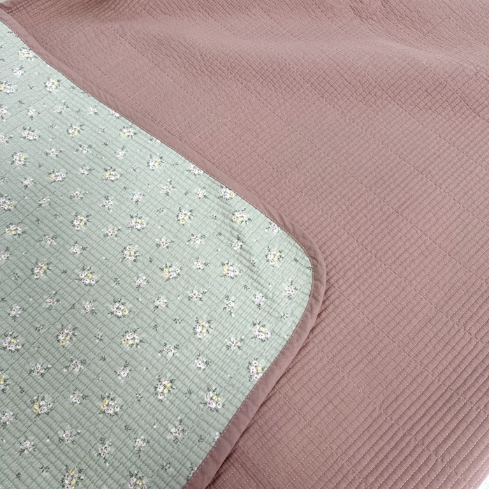 91家纺网 家纺一手货源 找家纺 慕晨 2025新款酵素砂洗双面全棉纯棉棉花单床盖 床盖单件-场景二 芳华