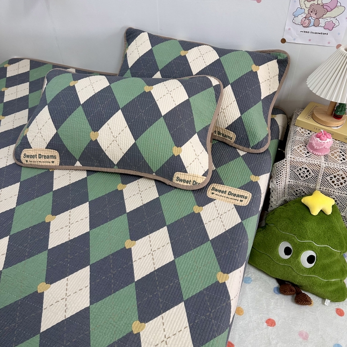 91家纺网 家纺一手货源 找家纺 慕晨 2025新款酵素砂洗双面全棉纯棉棉花单床盖 床盖单件-场景二 绅士风度