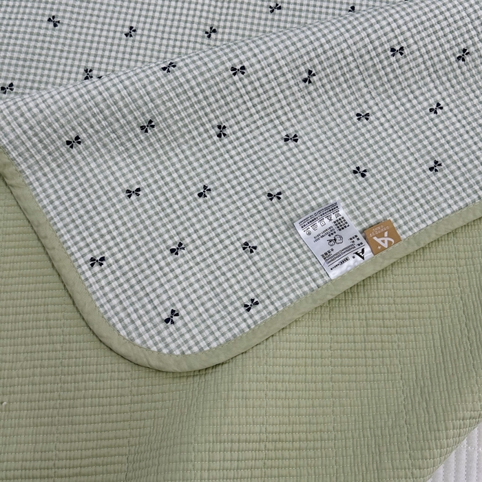 91家纺网 家纺一手货源 找家纺 慕晨 2025新款酵素砂洗双面全棉纯棉棉花单床盖 床盖单件-场景二 香榭丽