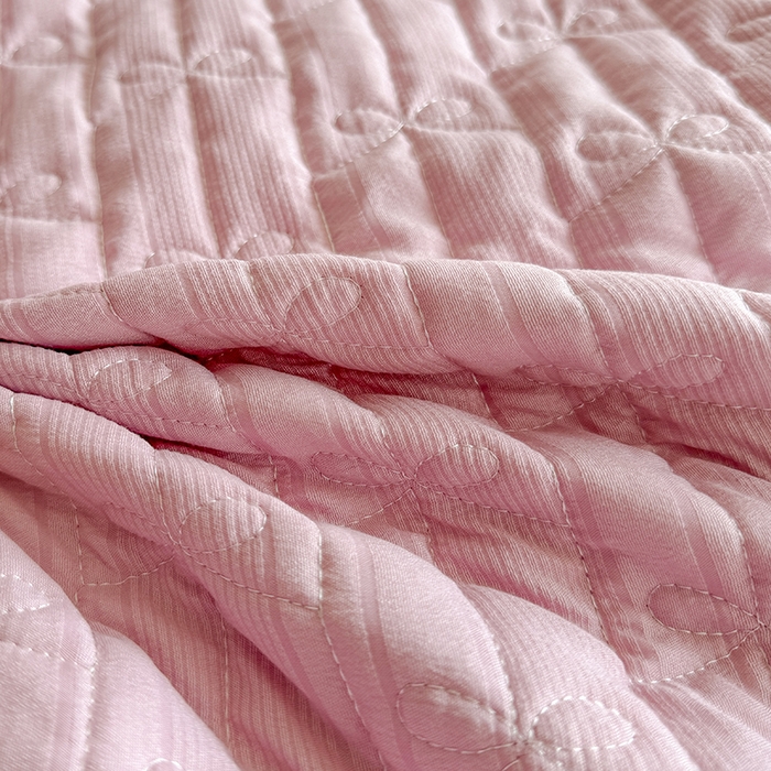 91家纺网 家纺一手货源 找家纺 梓依家纺 2025新款亲肤舒适云沙棉夏被 云沙棉-粉紫