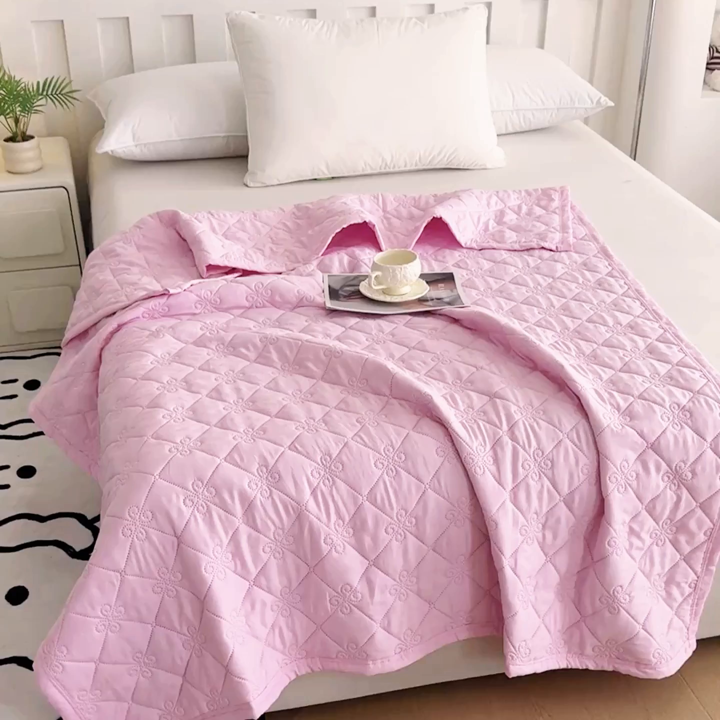 91家纺网 家纺一手货源 找家纺 （总）梓依家纺 2025新款亲肤舒适水洗棉夏被