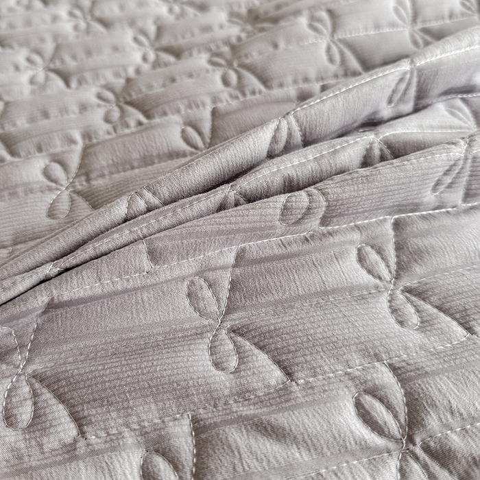 91家纺网 家纺一手货源 找家纺 梓依家纺 2025新款亲肤舒适云沙棉夏被 云沙棉-灰