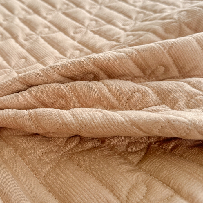 91家纺网 家纺一手货源 找家纺 梓依家纺 2025新款亲肤舒适云沙棉夏被 云沙棉-卡其