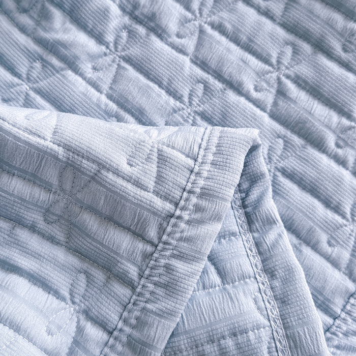 91家纺网 家纺一手货源 找家纺 梓依家纺 2025新款亲肤舒适云沙棉夏被 云沙棉-蓝紫