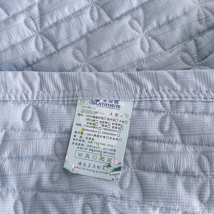 91家纺网 家纺一手货源 找家纺 梓依家纺 2025新款亲肤舒适云沙棉夏被 云沙棉-蓝紫