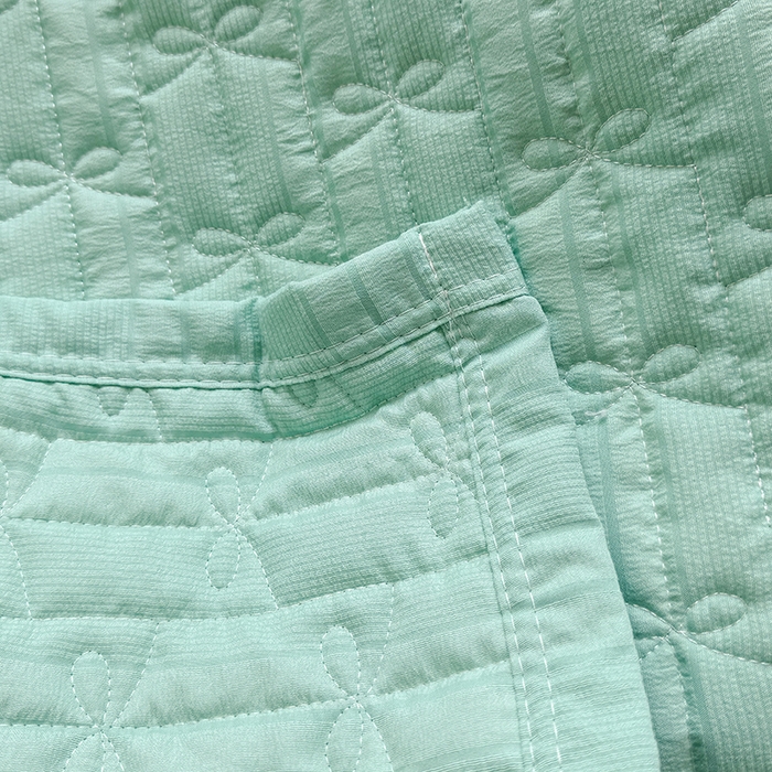 91家纺网 家纺一手货源 找家纺 梓依家纺 2025新款亲肤舒适云沙棉夏被 云沙棉-绿