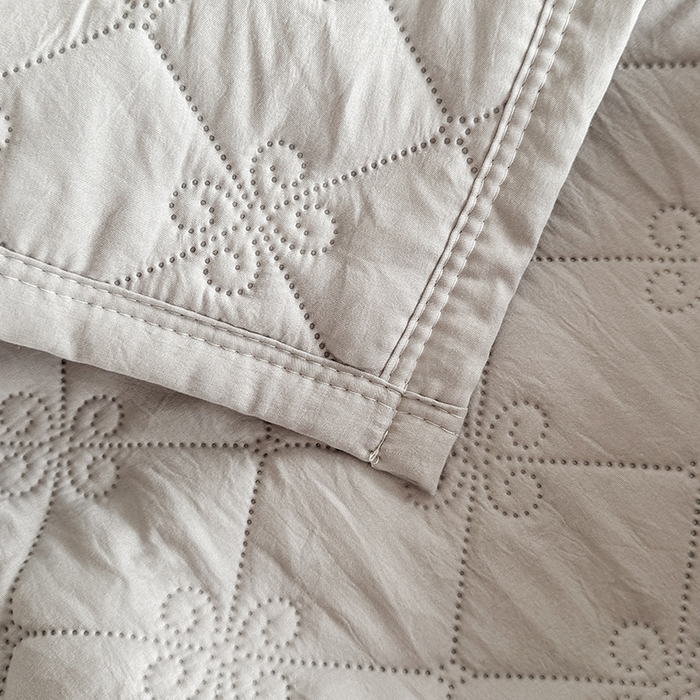 91家纺网 家纺一手货源 找家纺 梓依家纺 2025新款亲肤舒适水洗棉夏被 水洗棉-灰