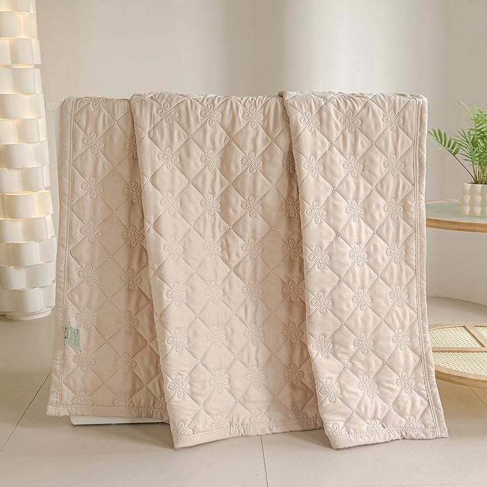 91家纺网 家纺一手货源 找家纺 梓依家纺 2025新款亲肤舒适水洗棉夏被 水洗棉-卡其