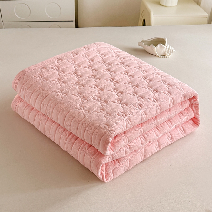 91家纺网 家纺一手货源 找家纺 梓依家纺 2025新款亲肤舒适云沙棉夏被 云沙棉-玉