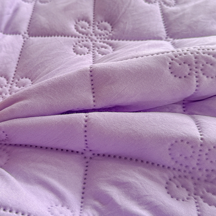 91家纺网 家纺一手货源 找家纺 梓依家纺 2025新款亲肤舒适水洗棉夏被 水洗棉-紫