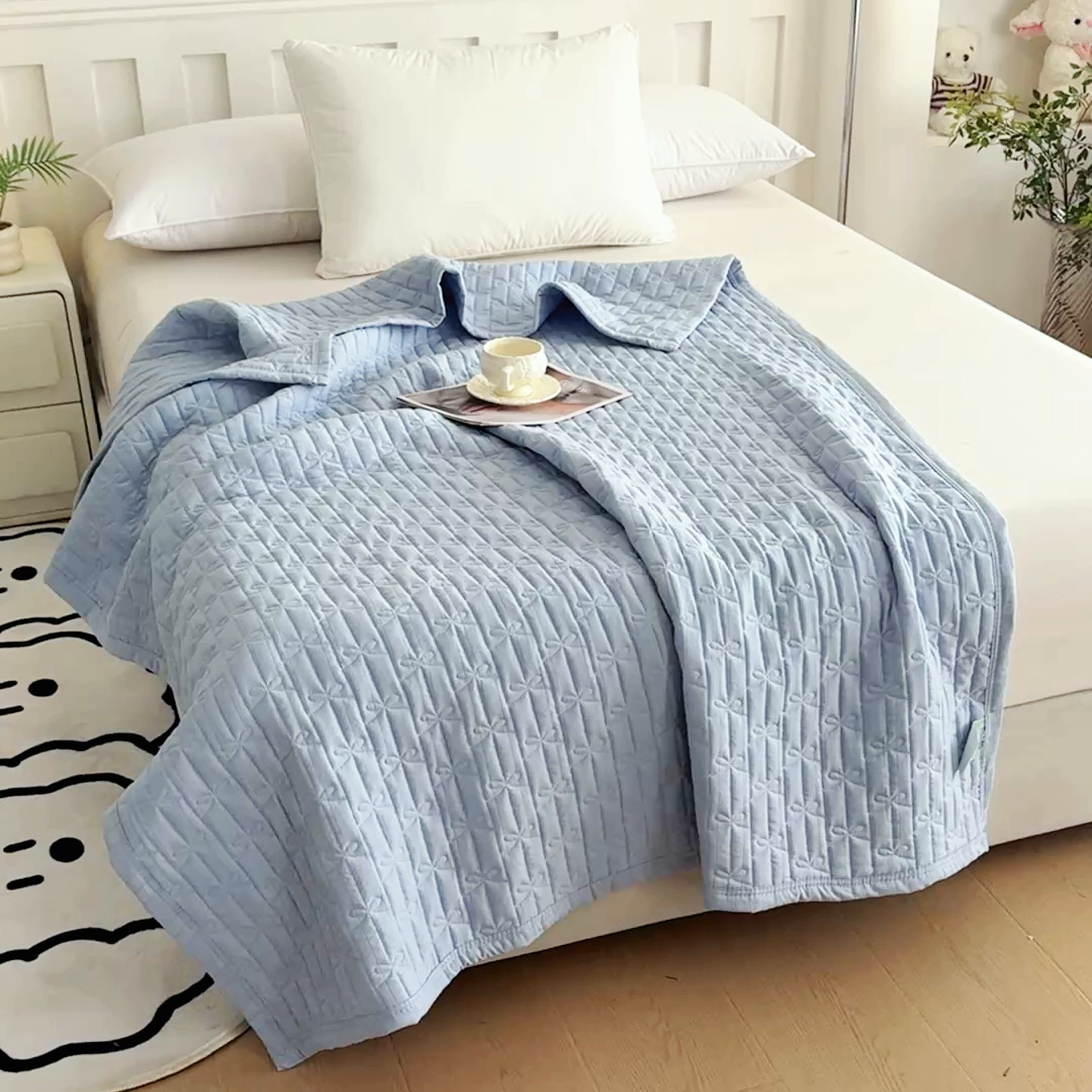 91家纺网 家纺一手货源 找家纺 （总）梓依家纺 2025新款亲肤舒适云沙棉夏被