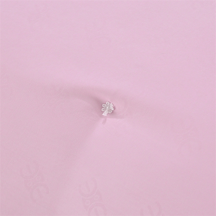 91家纺网 家纺一手货源 找家纺 芭芭棉家纺 2025春夏新款全棉纯棉百福被被子被芯 百福刺绣-粉