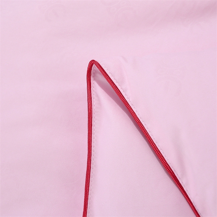 91家纺网 家纺一手货源 找家纺 芭芭棉家纺 2025春夏新款全棉纯棉百福被被子被芯 百福刺绣-粉