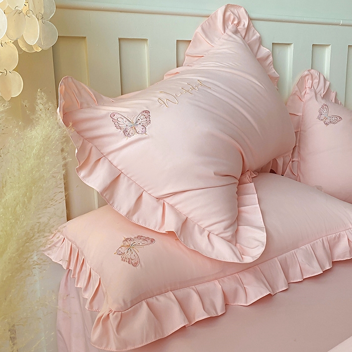 91家纺网 家纺一手货源 找家纺 （总）可以家居 2025新款四季款韩版水洗棉澳棉刺绣四件套