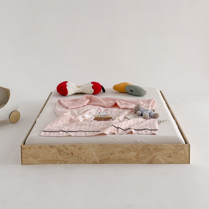 91家纺网 家纺一手货源 找家纺 喜多兔儿童家纺 2025春夏新款小软萌贴布绣纱布被 粉色软萌小兔