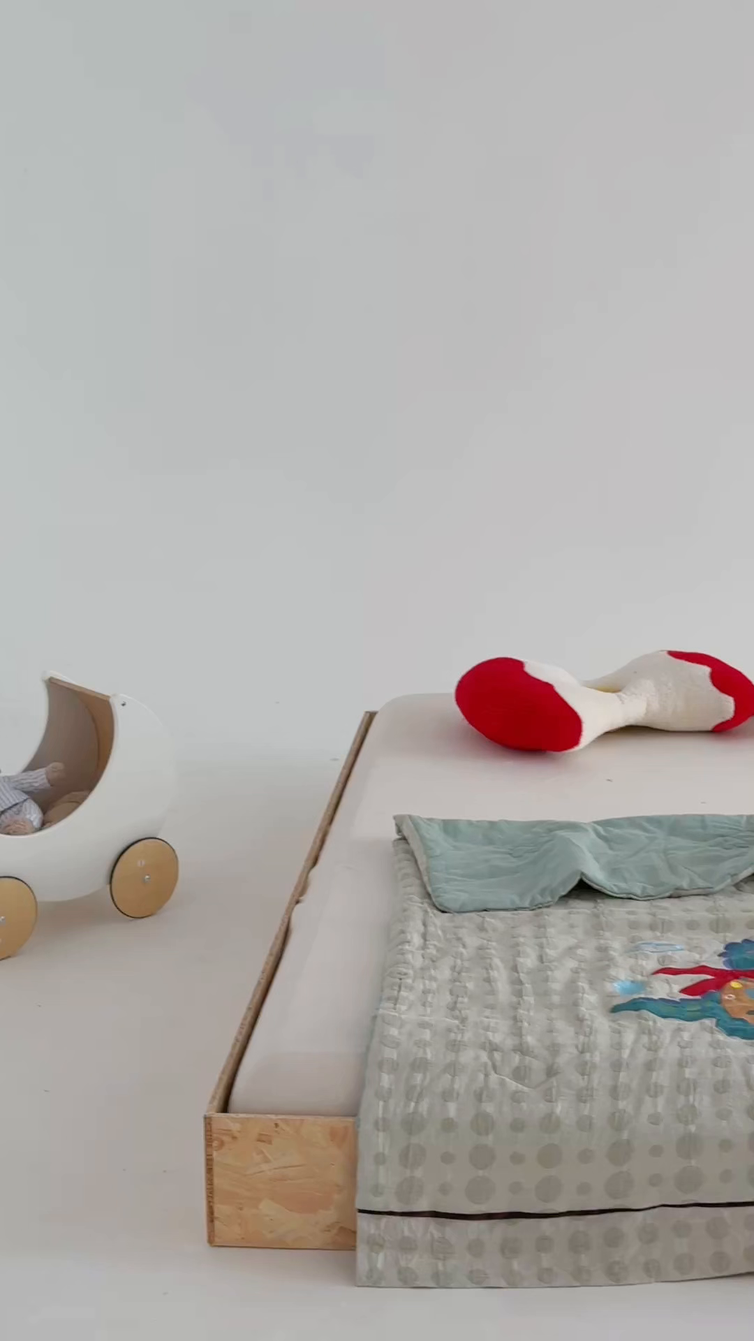 91家纺网 家纺一手货源 找家纺 喜多兔儿童家纺 2025春夏新款小软萌贴布绣纱布被 绿色软萌恐龙