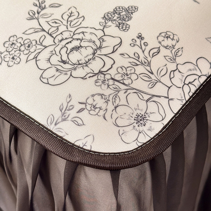 91家纺网 家纺一手货源 找家纺 大麦家纺 2025新款碳光冰丝软席子凉席-床裙款 半夏清风