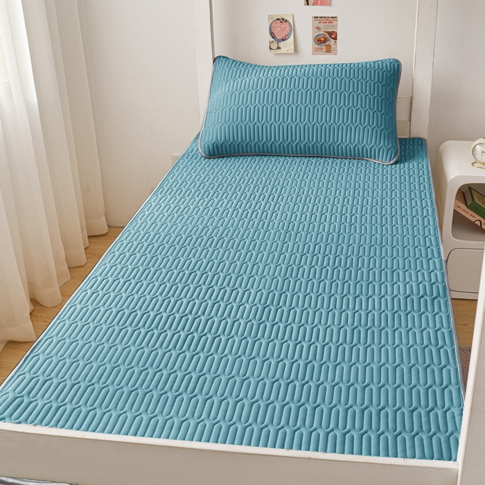 91家纺网 家纺一手货源 找家纺 （总）爱思凯家纺 2025新款【印花成人0.3 乳胶凉席】清新0.3 乳胶条席款