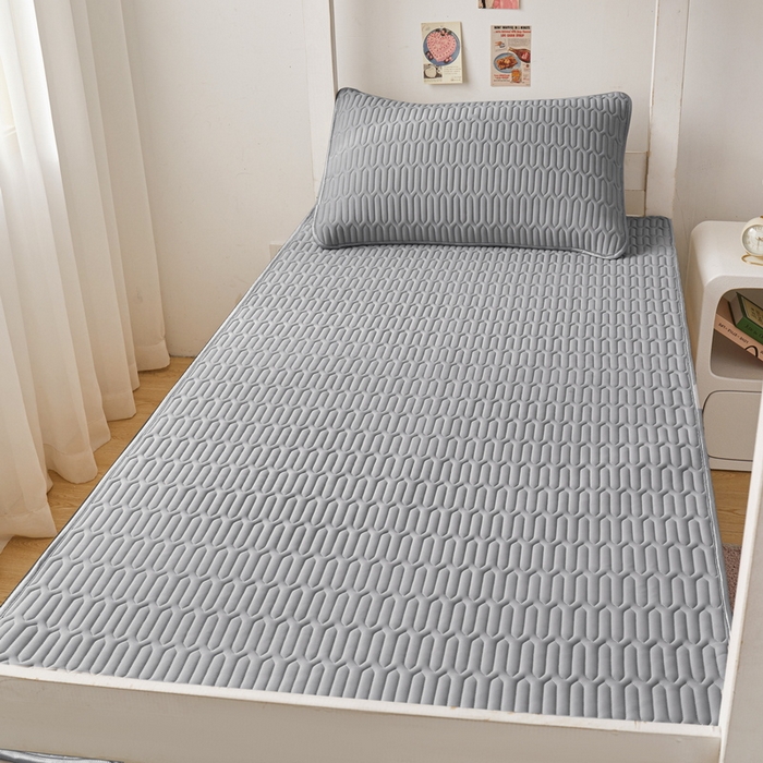 91家纺网 家纺一手货源 找家纺 （总）爱思凯家纺 2025新款【印花成人0.3 乳胶凉席】清新0.3 乳胶条席款