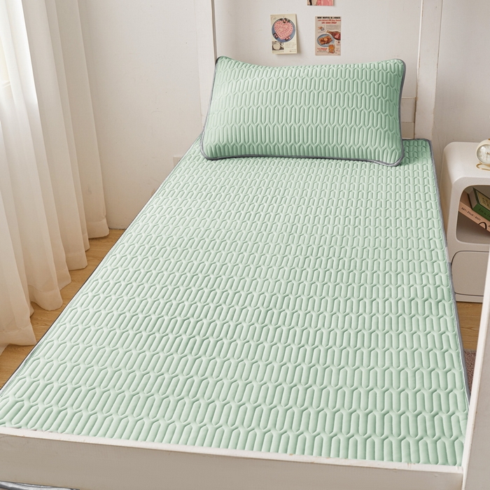 91家纺网 家纺一手货源 找家纺 （总）爱思凯家纺 2025新款【印花成人0.3 乳胶凉席】清新0.3 乳胶条席款