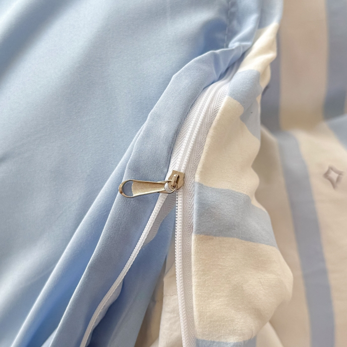 91家纺网 家纺一手货源 找家纺 丝芙妮家居（原乐视家纺） 2025春夏新款水洗皱皱棉印花四件套 甜宠小狗